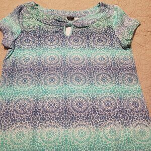 Rafaella Short Sleeve T-shirt  Scoop neck